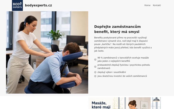 Screenshot of bodyexperts.cz