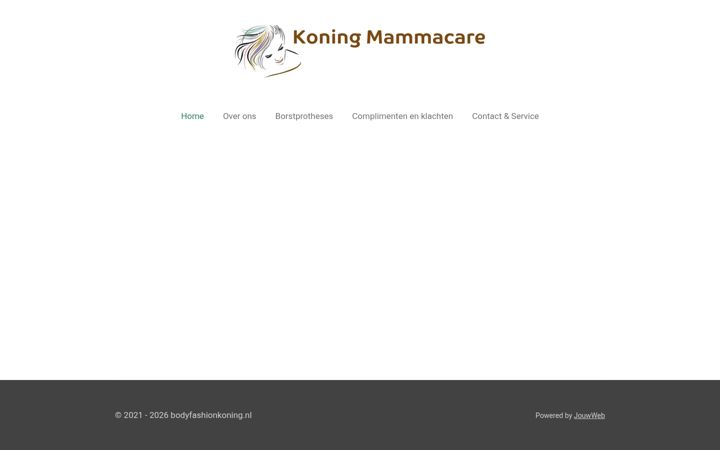 Screenshot of bodyfashionkoning.nl