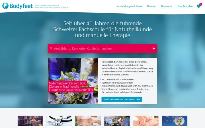 Screenshot of bodyfeet.ch