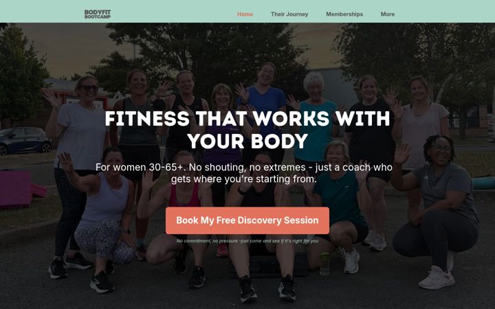 Screenshot of bodyfitchelmsford.com