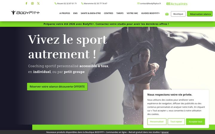 Skärmbild av bodyfitplus.fr