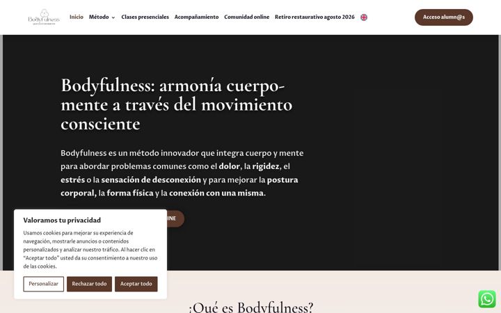 Captura de pantalla de bodyfulness.es