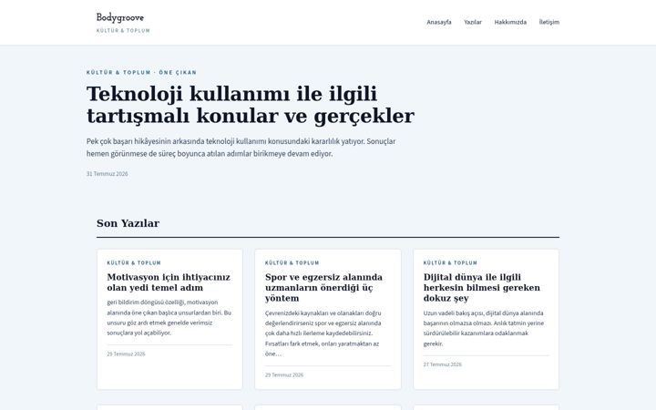 Screenshot of bodygroove.online