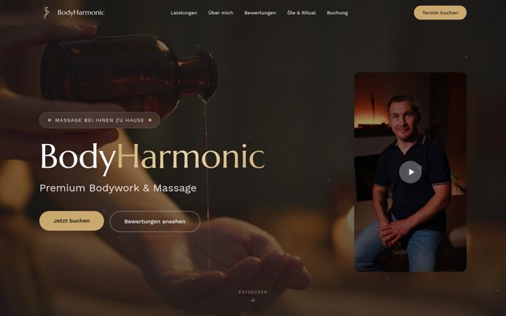 Screenshot of bodyharmonic.de