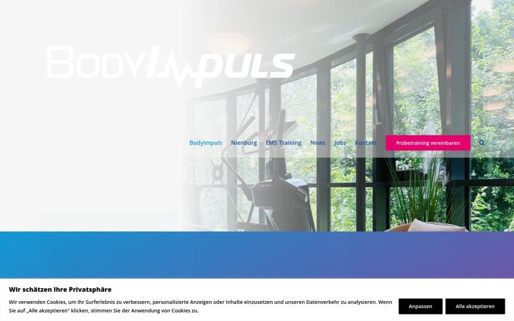 Screenshot of bodyimpuls-ems.de