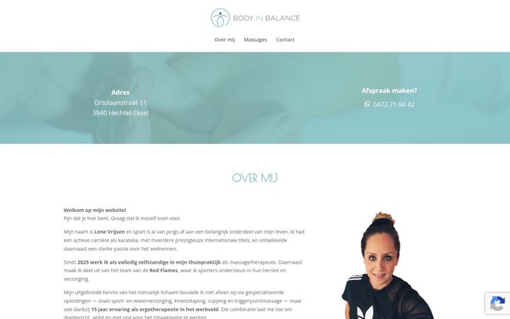 Screenshot of bodyinbalancebylene.be