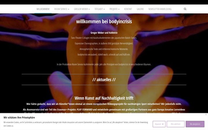 Posnetek zaslona bodyincrisis.com