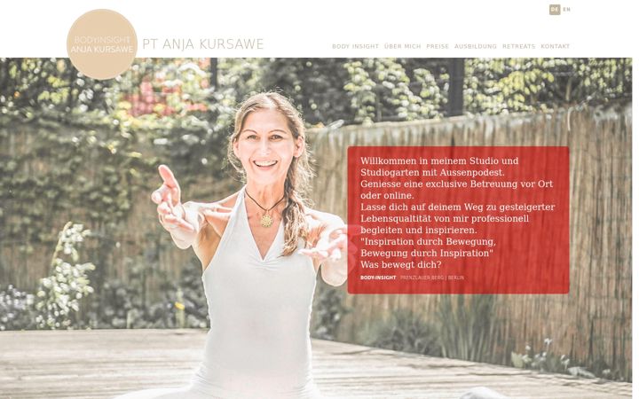 Screenshot of bodyinsight-berlin.com