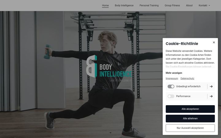 Screenshot of bodyiq.de