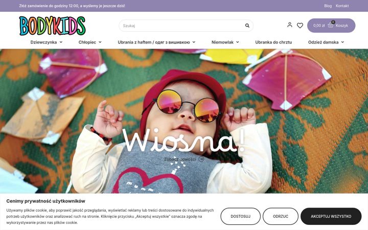 Screenshot of bodykids.pl