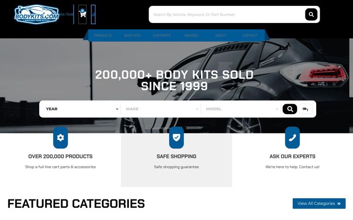 Screenshot of bodykits.com
