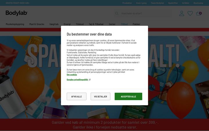 Ekrānuzņēmums no bodylab.dk