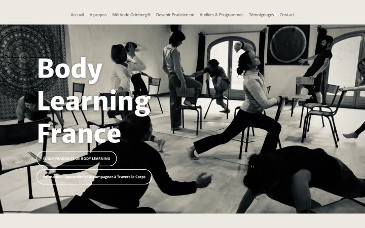 Screenshot of bodylearningfrance.com