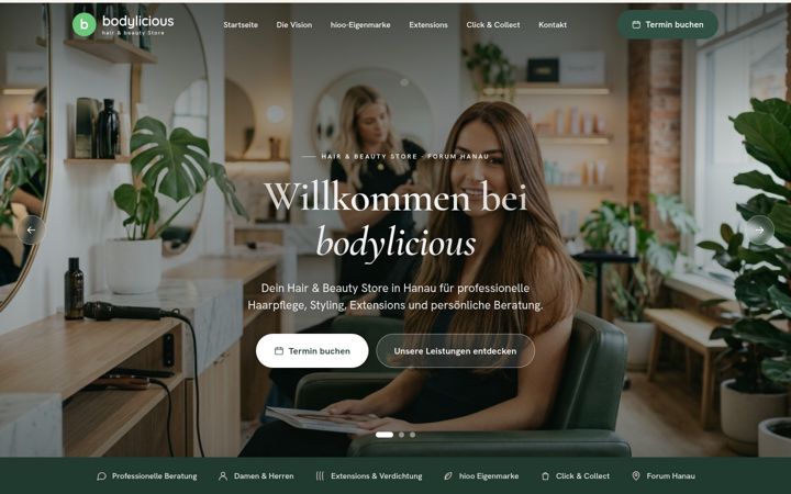 Screenshot of bodylicious-beauty.de