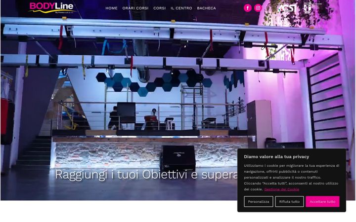 Screenshot of bodyline.it