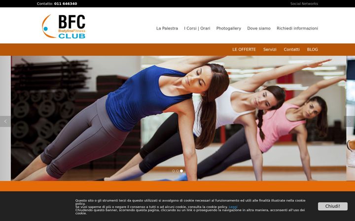 Screenshot of bodylinefitnessclub.it
