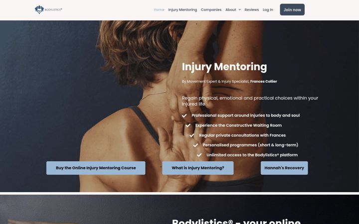 Screenshot of bodylistics.com
