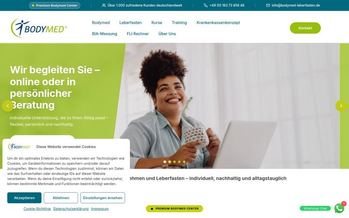 Screenshot of bodymed-fontenay.de