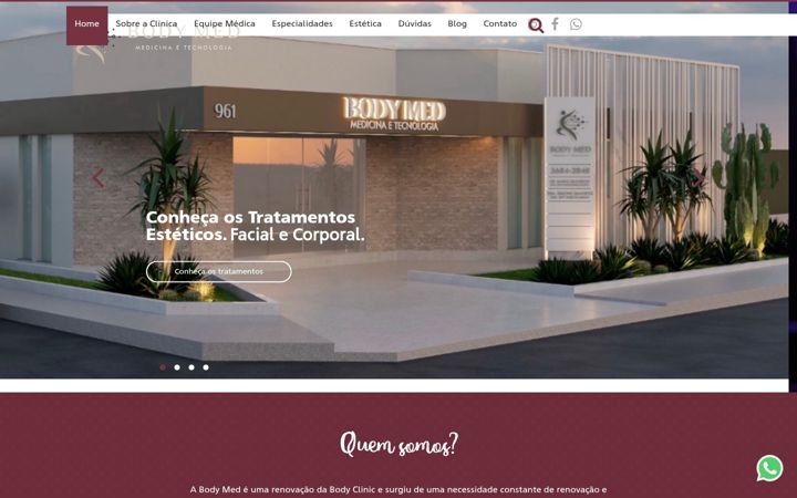 Captura de ecrã de bodymed.com.br