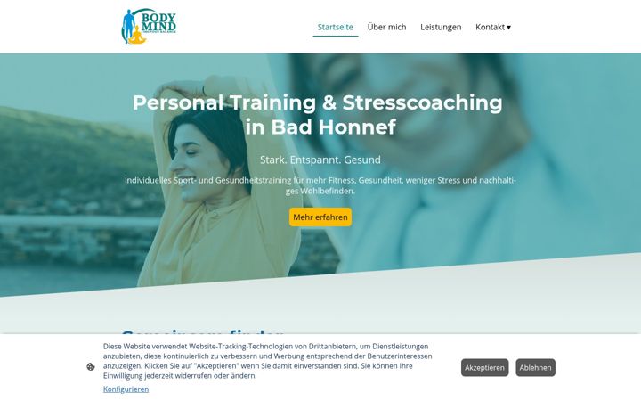 Screenshot of bodymind-badhonnef.de