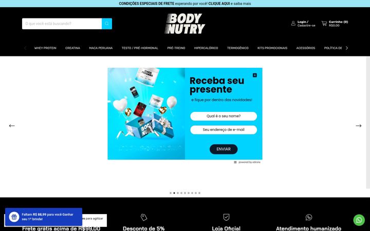 Ekrānuzņēmums no bodynutry.ind.br