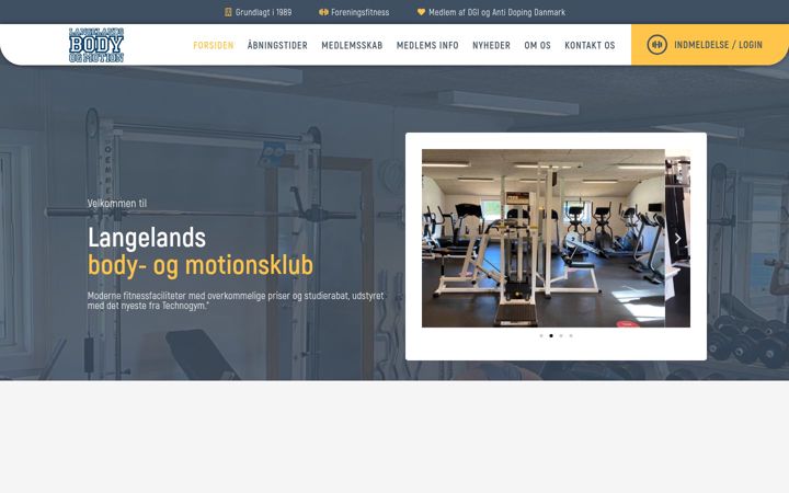 Screenshot of bodyogmotion.dk
