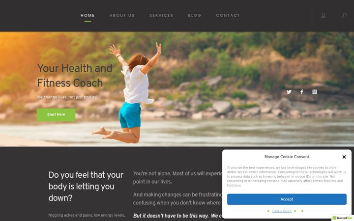 Screenshot of bodypeptalk.com
