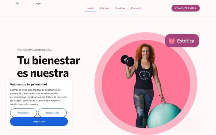 Screenshot of bodyperfectmedina.es