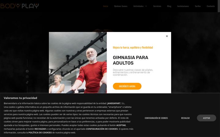 Screenshot of bodyplay.es