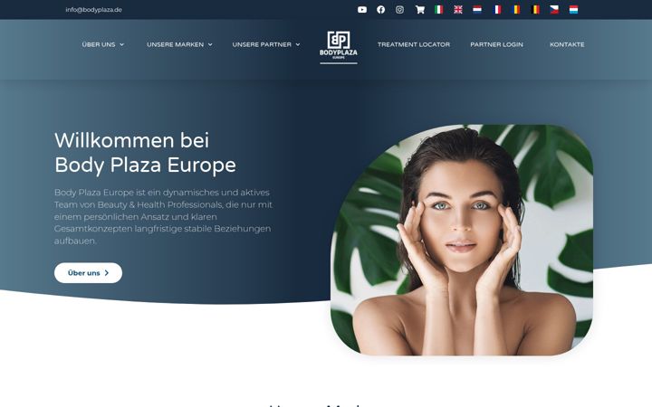 Skærmbillede af bodyplaza.de
