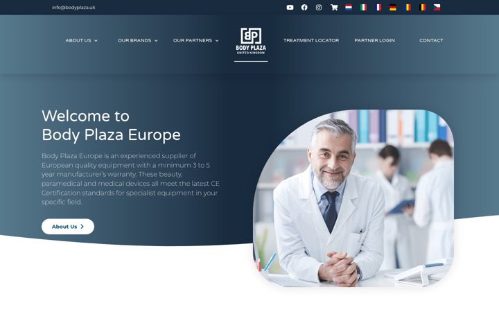 Skærmbillede af bodyplaza.uk