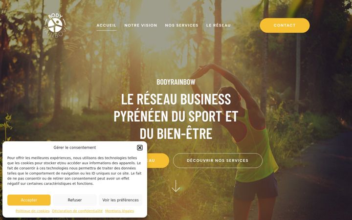 Screenshot of bodyrainbow.com
