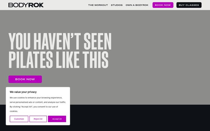 Screenshot di bodyrok.com