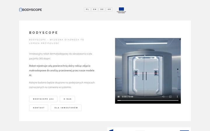 Snímek obrazovky bodyscope.pl