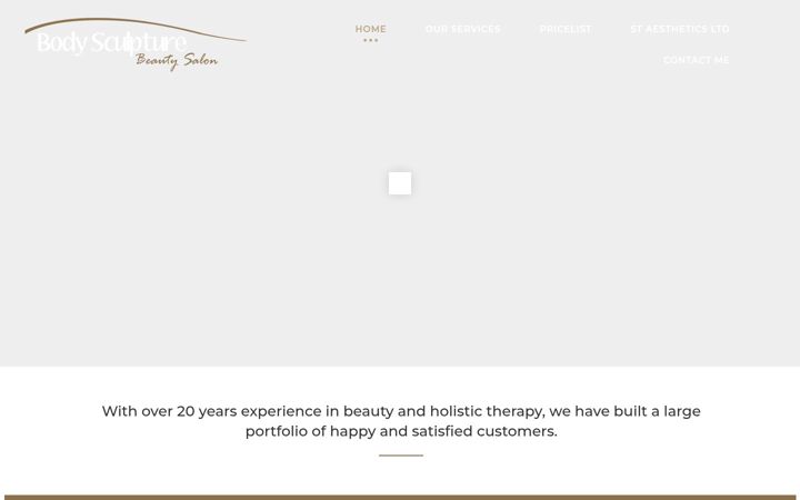 Screenshot of bodysculpturebeautysalon.co.uk