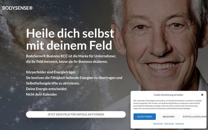 Screenshot of bodysense-store.de