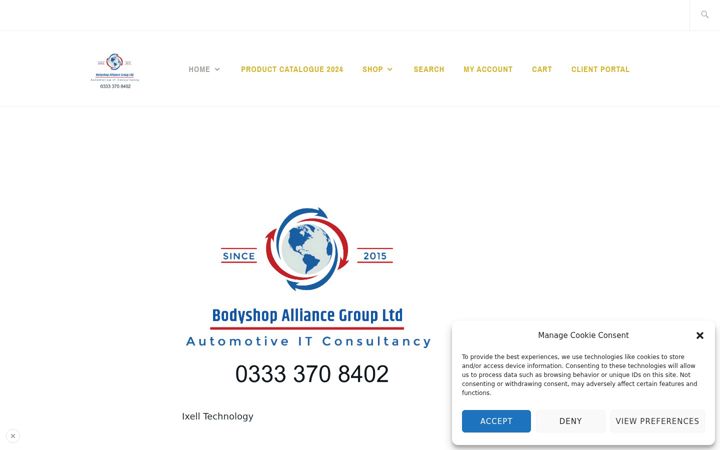 Screenshot of bodyshopalliancegroup.co.uk