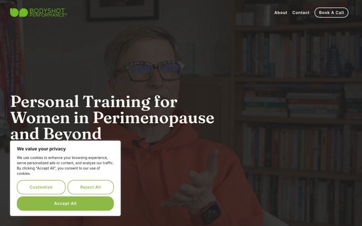 Screenshot of bodyshotperformance.com