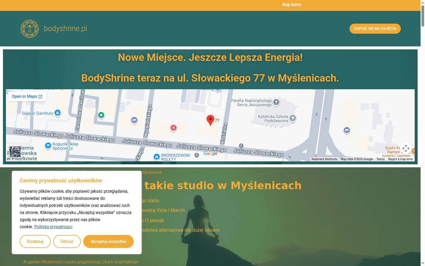 Screenshot des Einwilligungsbanners vor jeglicher Interaktion