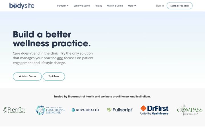 Screenshot di bodysite.com