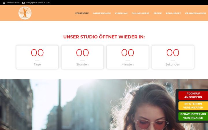 Screenshot of bodysoul-women-salach.de