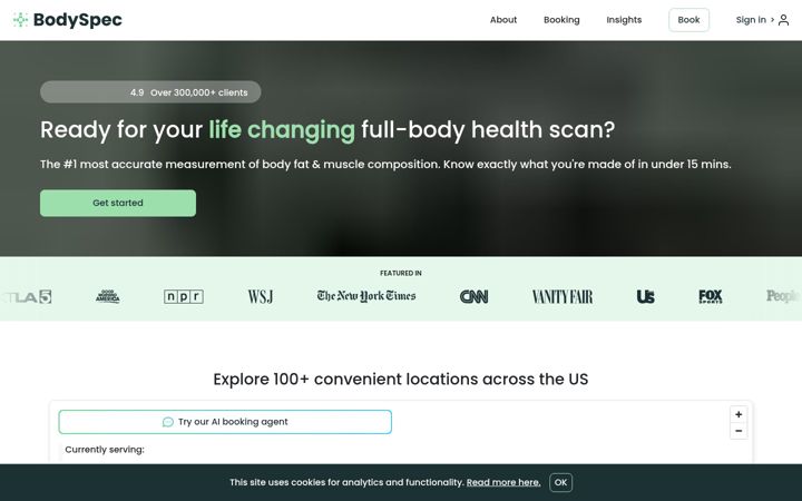 Screenshot of bodyspec.com