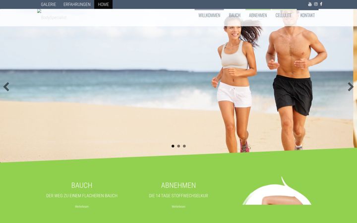 Screenshot of bodyspecialist.de