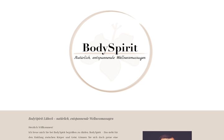 Screenshot of bodyspiritluebeck.de