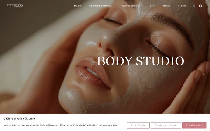 Screenshot of bodystudio.sk