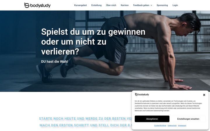 Screenshot of bodystudy.de