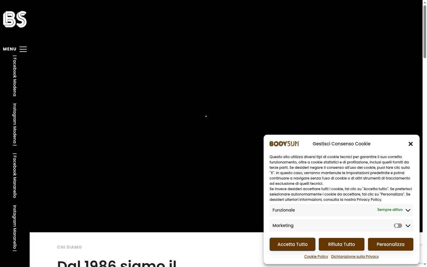 Capture d'écran de la bannière de consentement affichée avant toute interaction