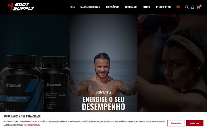 Screenshot of bodysupply.pt