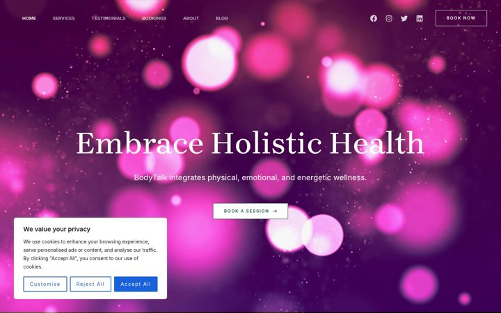 Screenshot of bodytalk.im