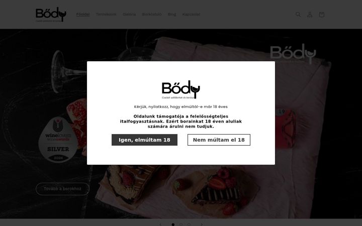 Screenshot of bodyterra.hu